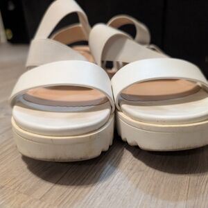 White Platform Sandals